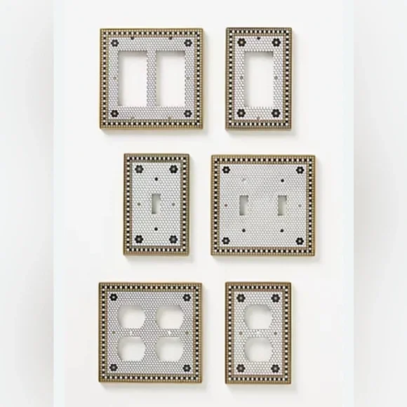 Anthropologie Bistro Tile Plate, Various Sizes NWT - Picture 2 of 4